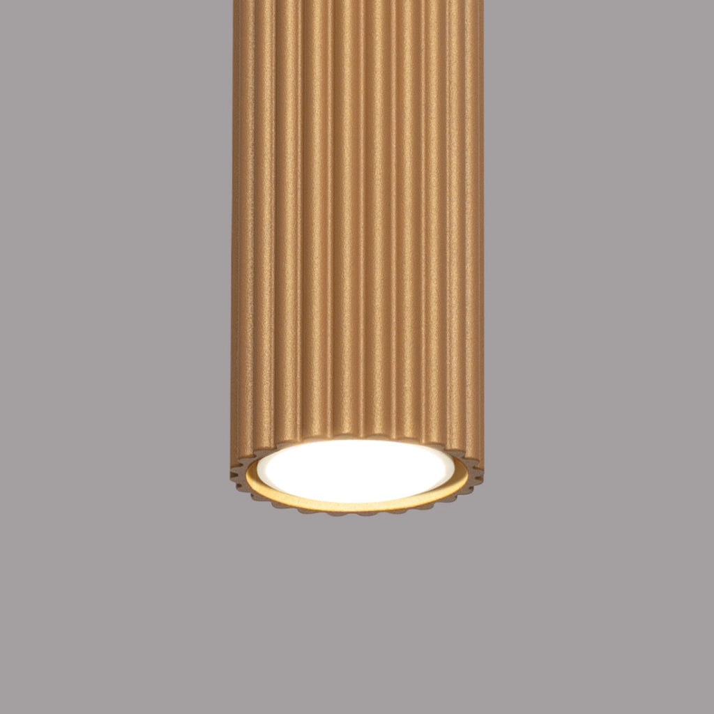 Spot soffitto moderno oro tubo 60cm GU10 GRAVIO Pure Lume