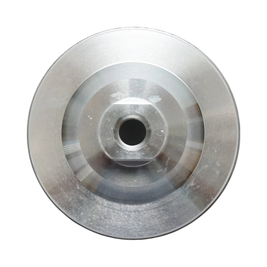Disco diamantato a tazza segmentata turbo da 100 mm, filettatura M14, alluminio grezzo per la levigatura del granito Breckner Germany