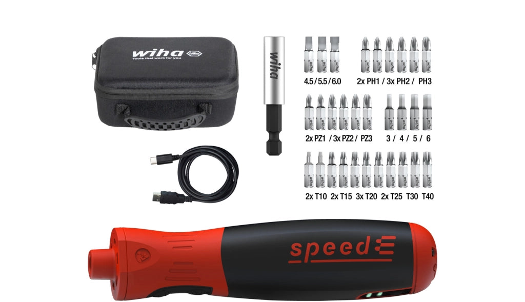 GIRAVITE ELETTRICO SPEEDE® POCKETDRIVE CON BITBOX E BORSA - WIHA