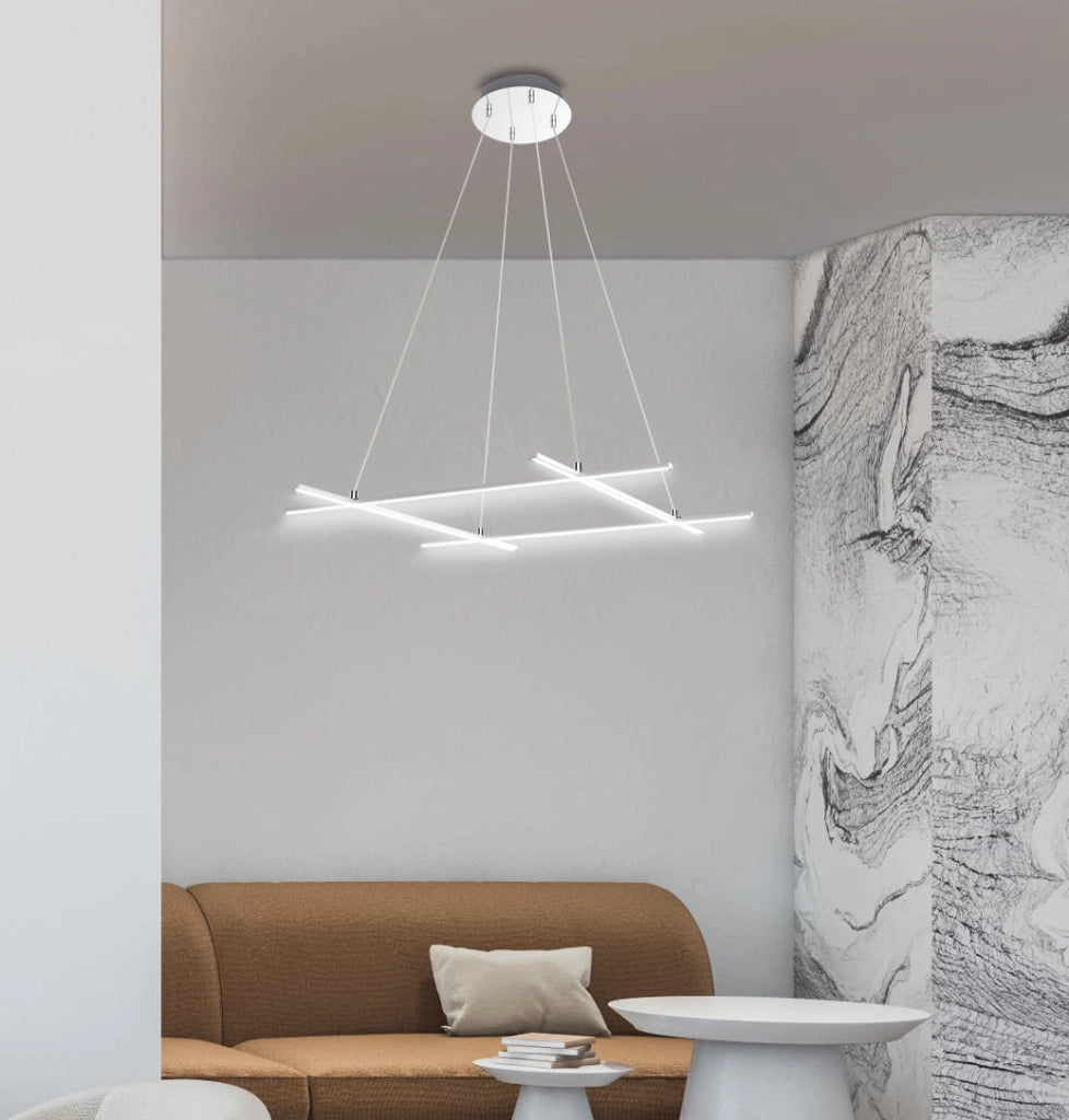 Candellux Andros lampada a sospensione LED 40W 70cm 4000K