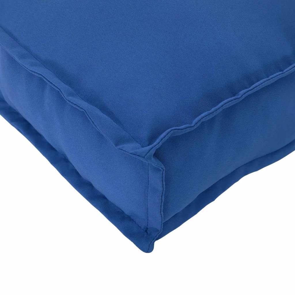 Cuscino Blu Reale 70 x 40 x 12 cm Tessuto Oxford 42001525