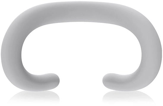Adatto per Van da utilizzare su Apple Vision ProMaschera per gli occhi in silicone, impermeabile al sudore e alla polvere, maschera facciale in silicone sostituibileAccessori - Bianco