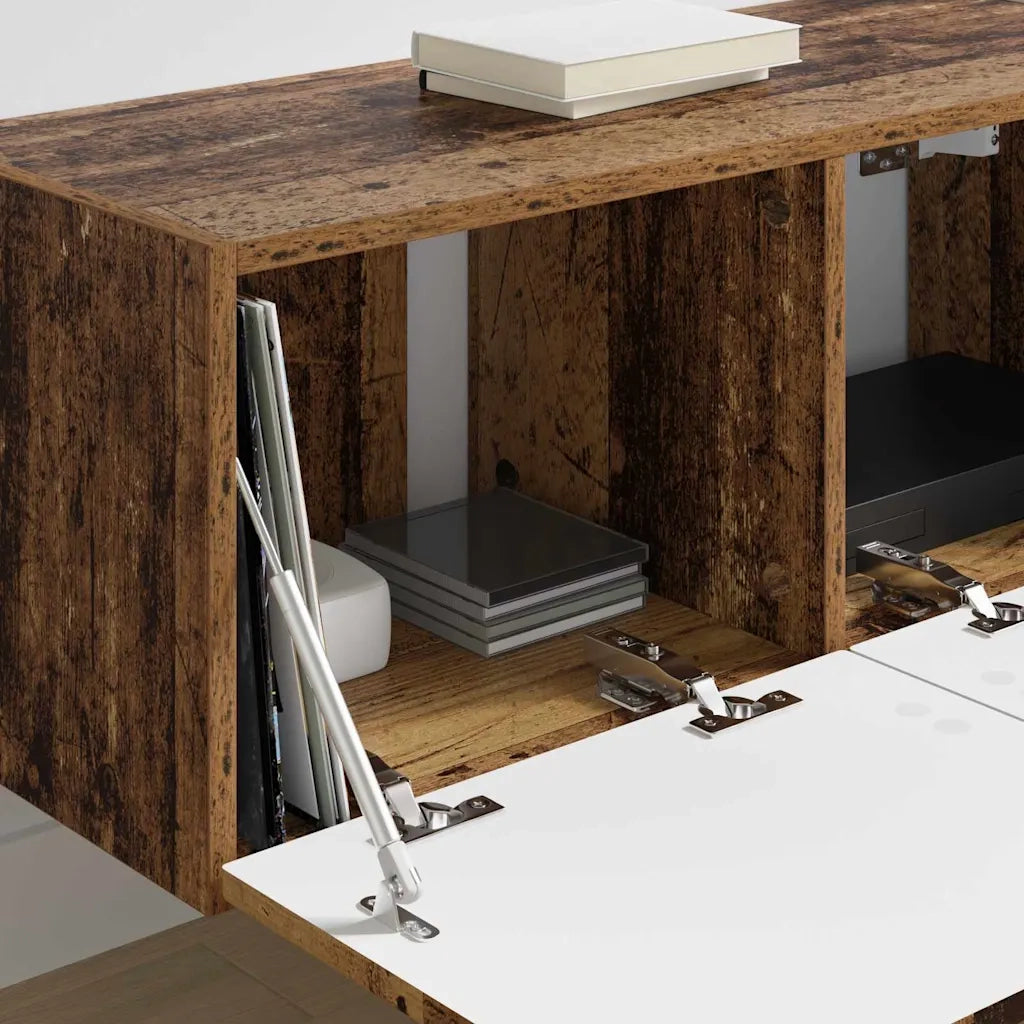 Mobile TV da parete Legno vecchio 78,5 x 31 x 29,5 cm 892225