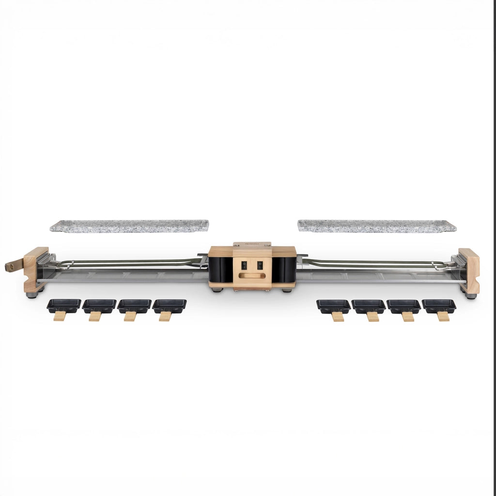 Apparecchio raclette con piastra in pietra WOD362 - 8 persone