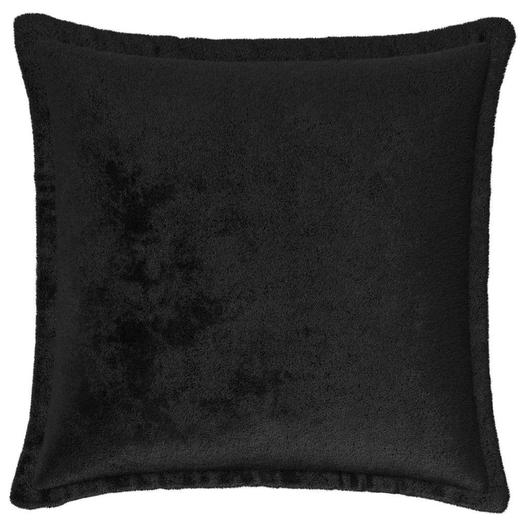 Federa 6 pcs HOUTEN Nero 40 x 40 cm Flanella 917042