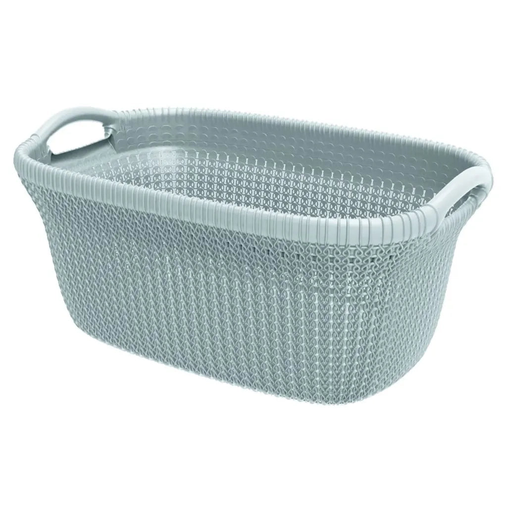 Curver Cesto Portabiancheria Knit 40 L Azzurrocod mxl 95965