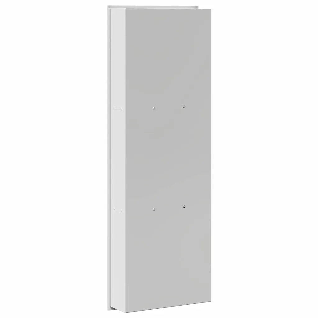 Nicchia per doccia Bianco 90 x 30 x 9,5 cm Acciaio inossidabile