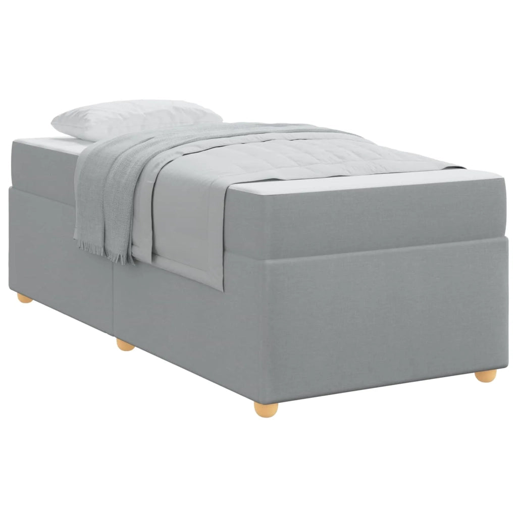 Struttura del letto-Giroletto Grigio chiaro 90 x 200 cm Tessuto 794290