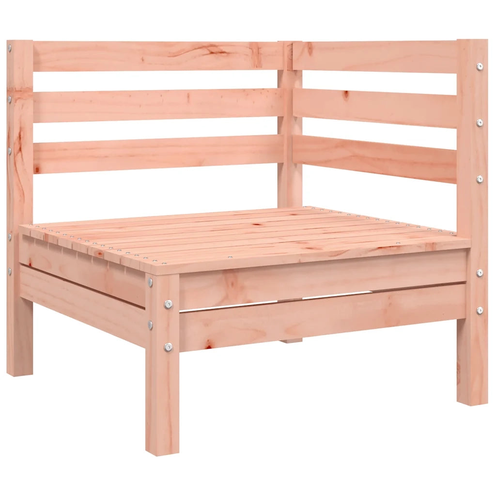 Divano Angolare da Giardino-Sofa da giardino con Cuscini Legno Massello Douglas