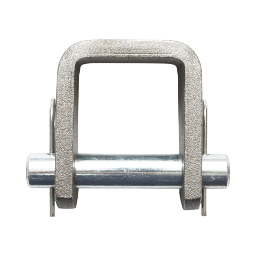 Supporto di traino con bullone da 19 mm e fermo di sicurezza da 55x60 mm