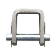 Supporto di traino con bullone da 19 mm e fermo di sicurezza da 55x60 mm