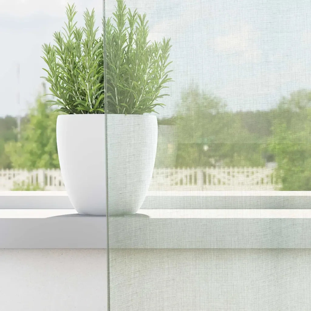 Tende in Voile con Tasche per Aste 2 pz Grigio Chiaro 4102206