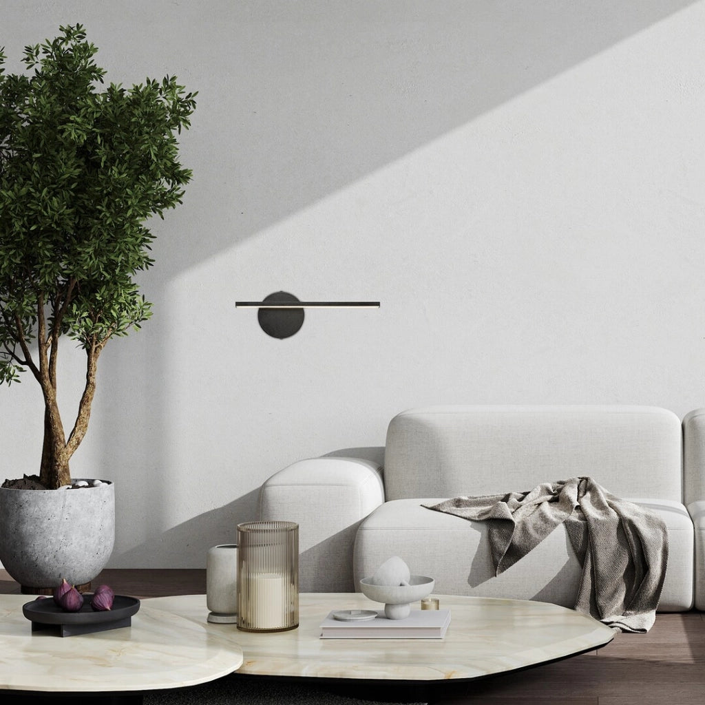 Applique moderna nera 33cm LED 6W 4000K Rabalux Sabira