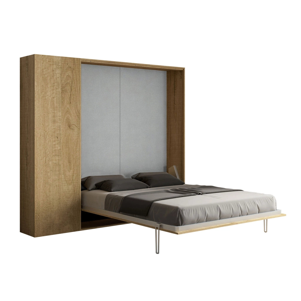 Letto Matrimoniale a Scomparsa Salvaspazio Kentaro H210 cm Marrone