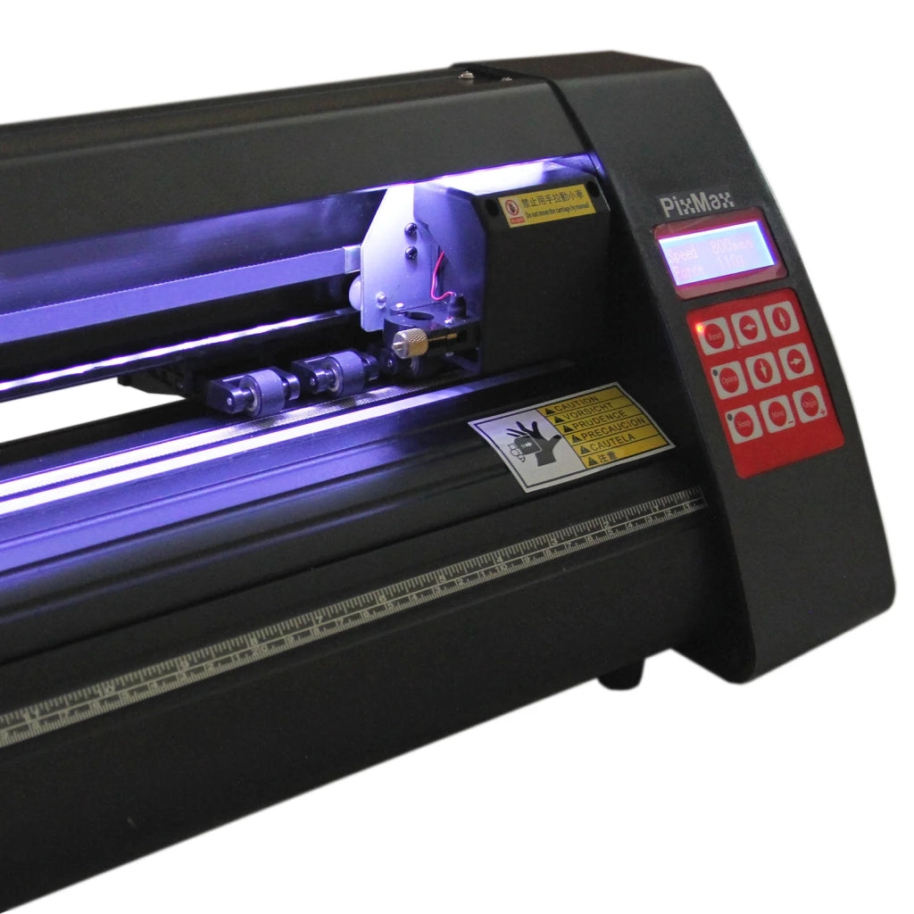 Plotter per Taglio Vinile Guida Laser Abbonamento 12 Mesi Software da Taglio - LED - 720mm & Kit per il Weeding Set Iniziale con Vinile e Accessori