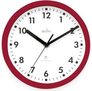 Orologio a parete radiocomandato Nardo, 20 cm, rosso