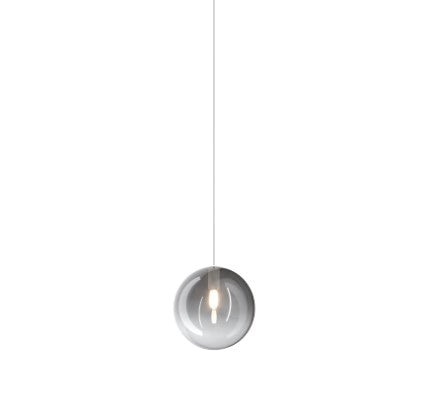 SOSPENSIONE OTTONE SAT. 5 LUCI TONDA VETRI 2X TR + 3X FU 1184OS-S5 T-TF