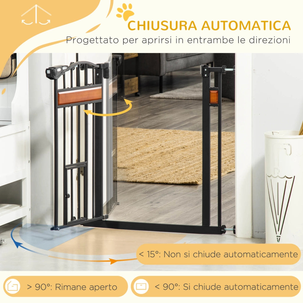 Cancellino per Cani Estensibile ¨C Minimal ¨C Nero 74-80cm