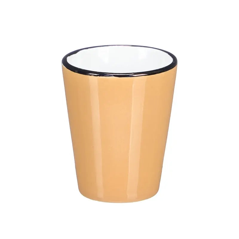 Bicchiere in ceramica 90 ml colori chiari assortiti