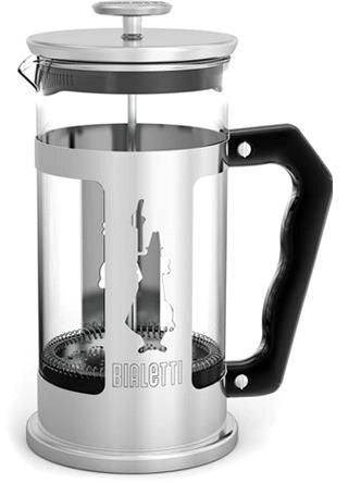 Bialetti 0003130-NW Preziosa Caffettiera Francese 1 L Acciaio Inox Vetro colore Acciaio Inox