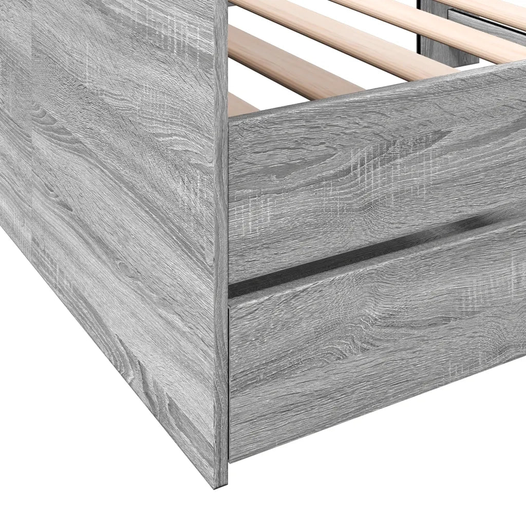Divano Letto con Cassetti senza Materasso 90x190 cm
