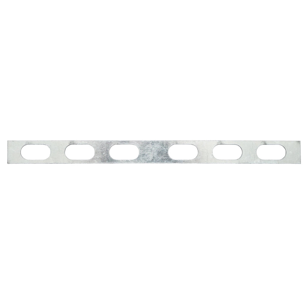 Elemento di collegamento 15x200mm connettore per grondaia in acciaio zincato