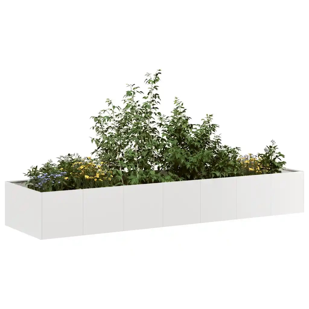 Fioriera 280x80x40 cm in Acciaio Inox