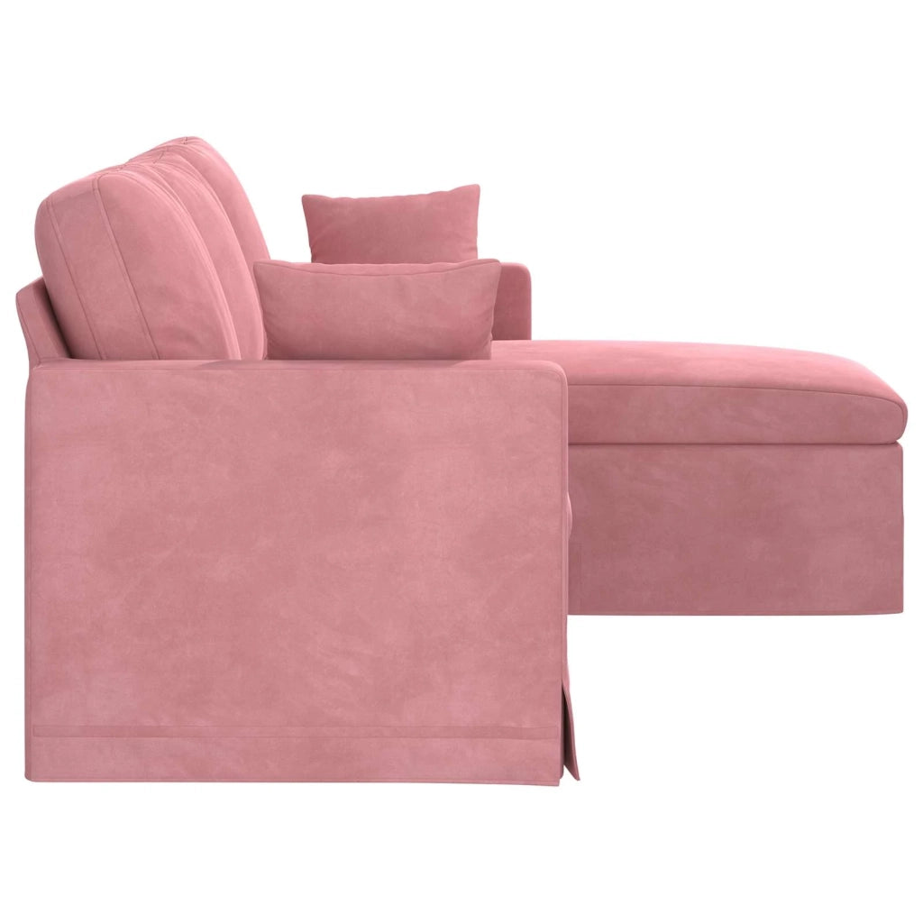 Divano Rosa 178 x 134 x 80 cm Velluto 42024453