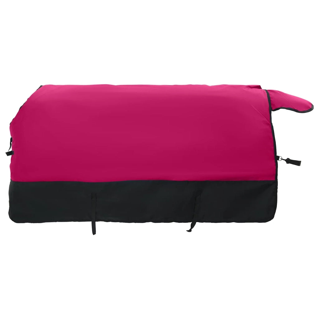 Coperta per Cavalli Rosa e Nero 115 cm Poliestere 42013081