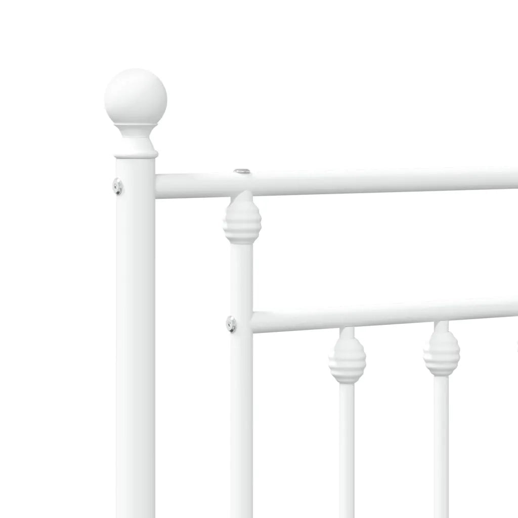 Testiera di Ricambio in Metallo Bianco 150 cm 353620