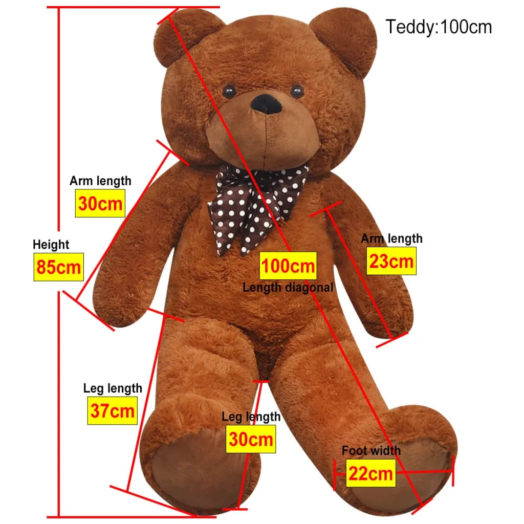 Orsacchiotto di Peluche XXL Marrone 85 cm 80096