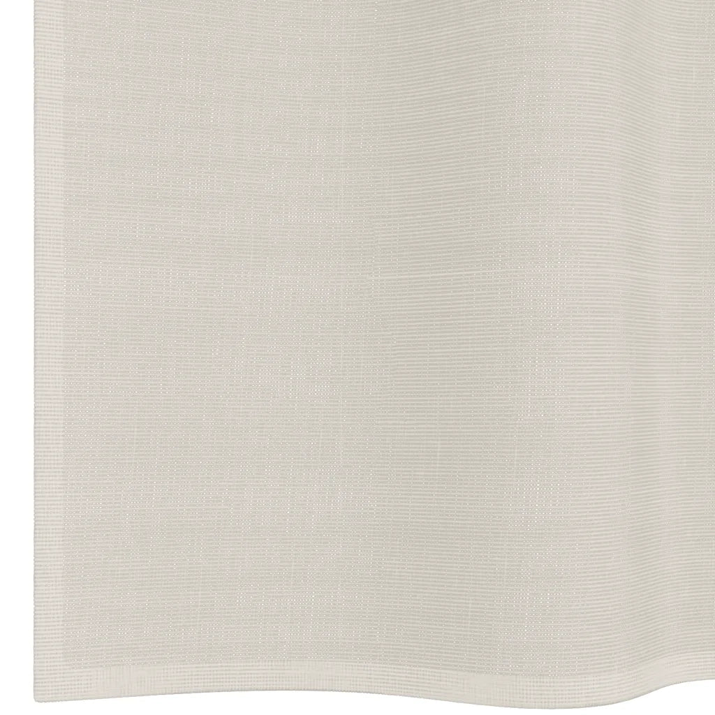 Tende in Voile con Linguetta 2 pz Crema