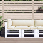 Cuscini per Pallet 3 pz Crema in Tessuto 360946