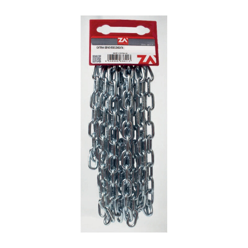 CATENA GENOVESE ZINCATA PRETAGL 5 MM N21 5 M