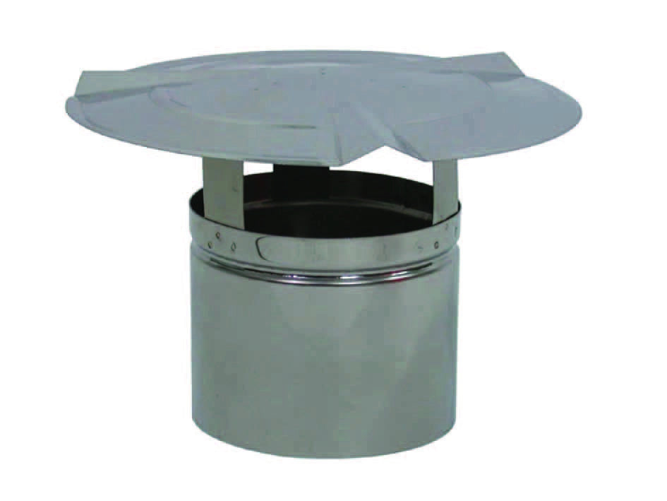 FUMAIOLI A CAPPELLO IN ACCIAIO INOX  ø cm.8