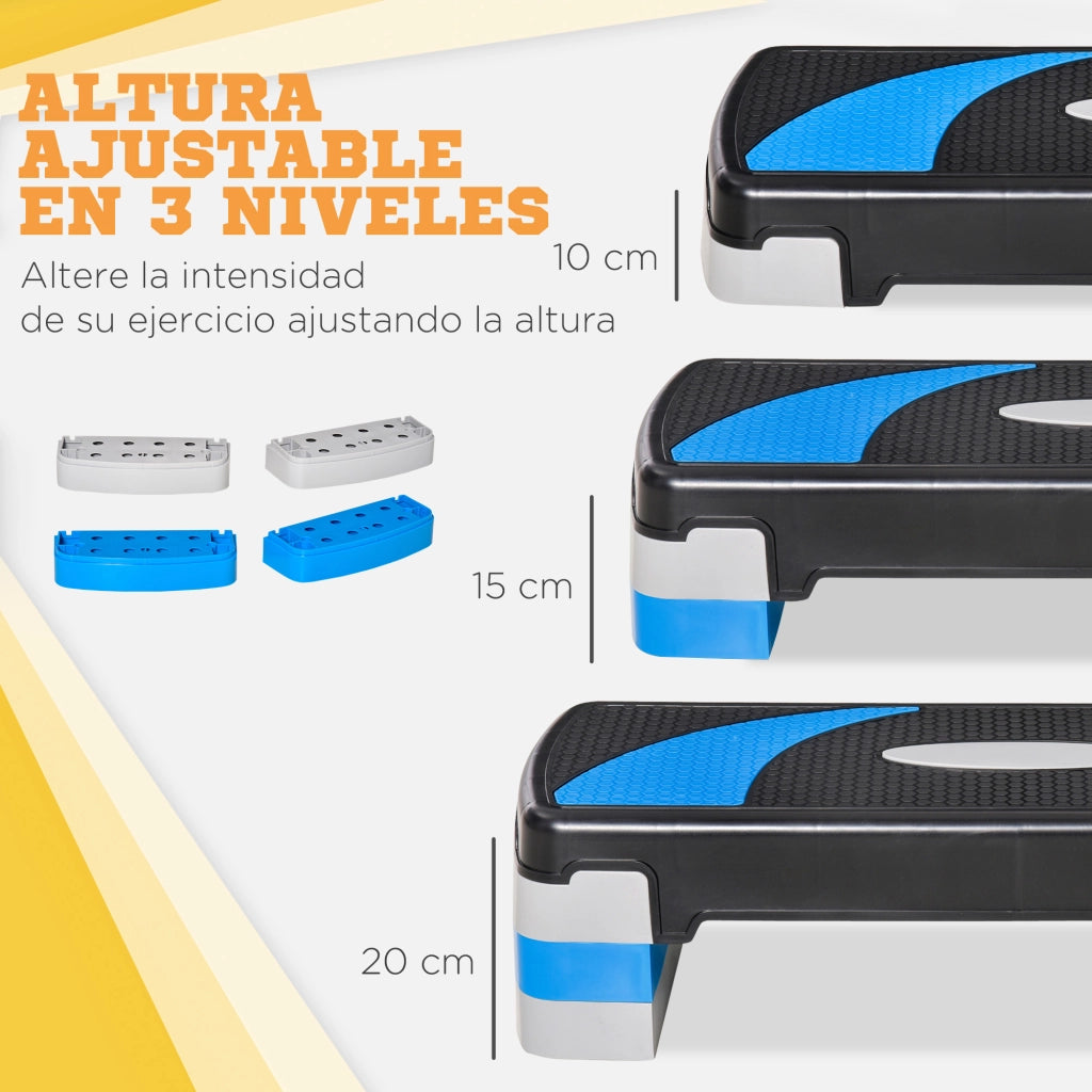 Step Aerobica Fitness ¨C zephmum ¨C Blu 80x31x20 cm