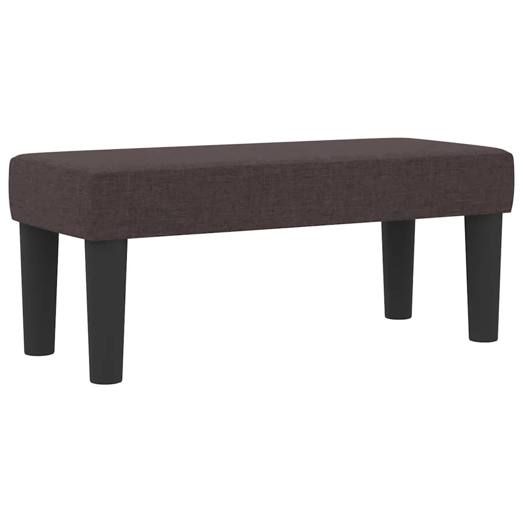 Letto a molle con testiera Marrone Scuro 100 x 200 cm Tessuto 3344124