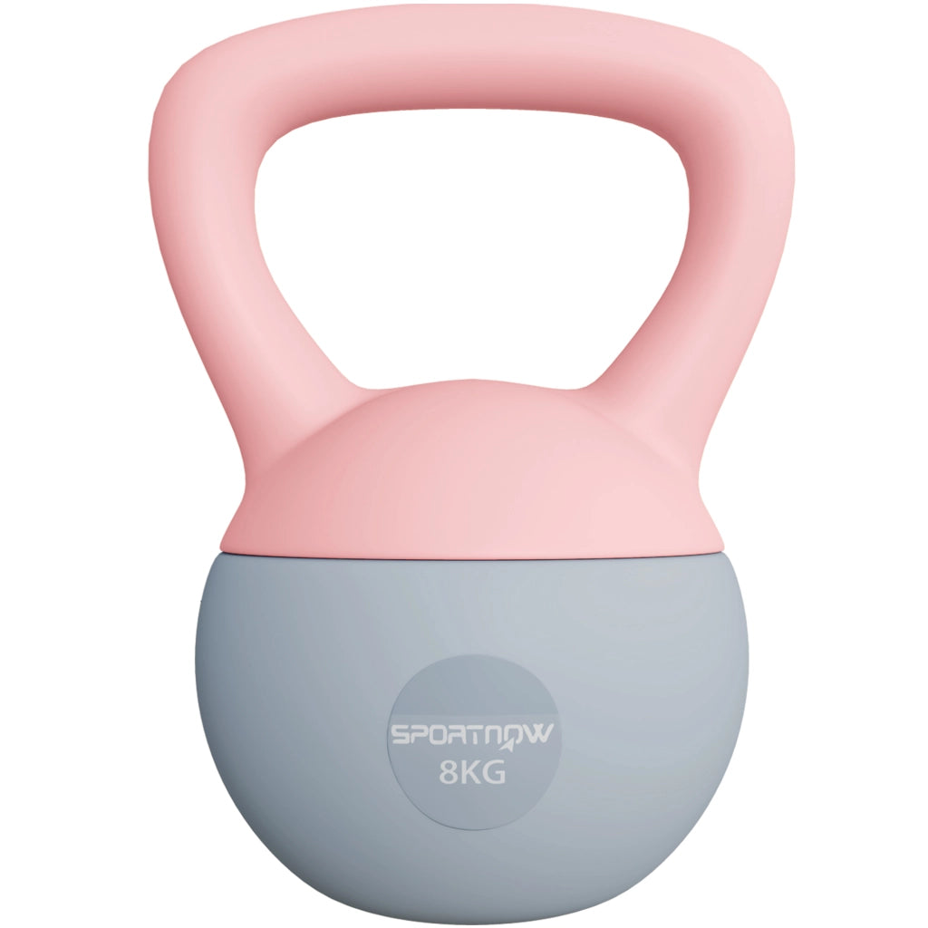 Kettlebell 8 kg ¨C Minimal ¨C Rosa 19x19x28 cm