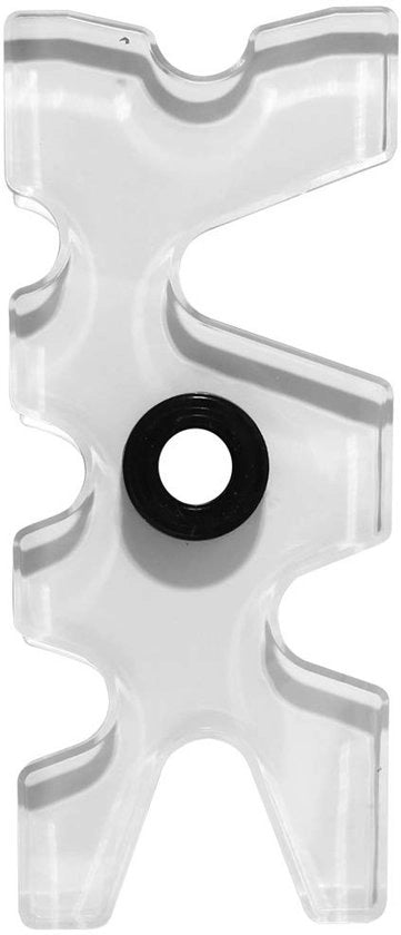 Sostegno per Biliardo con Forma di Cervo - Materiale Acrilico Translucido - 7 Posizioni - Flessibile - Leggero - Resistente ai Colpi - Accessorio per Biliardo