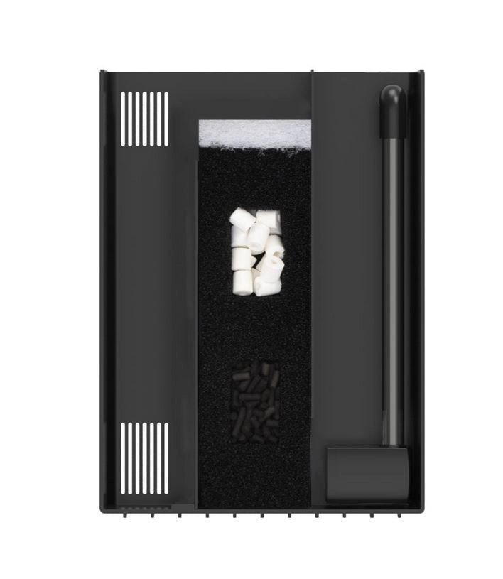 Aqpet Simply LED 60 bianco - acquario cm60x30x39h completo di filtro, illuminazione e riscaldatore