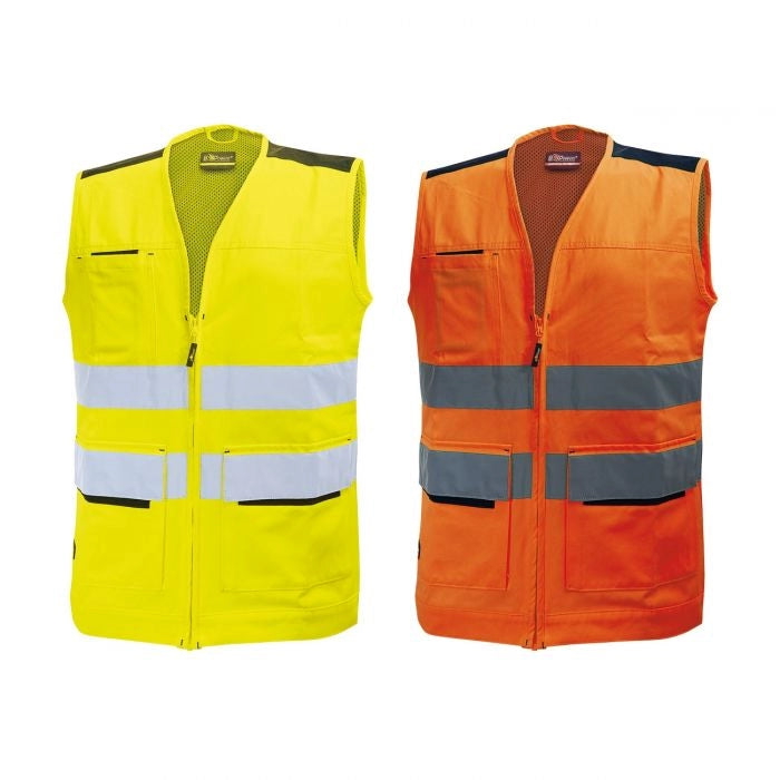 GILET ALTA VISIBILITÀ Tg. unica - IDEAL STAR
