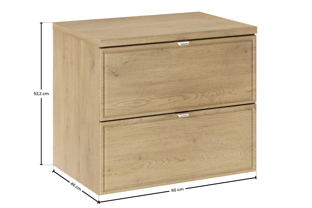Set mobili bagno 60 cm con piano Terra Cremona 60 cm