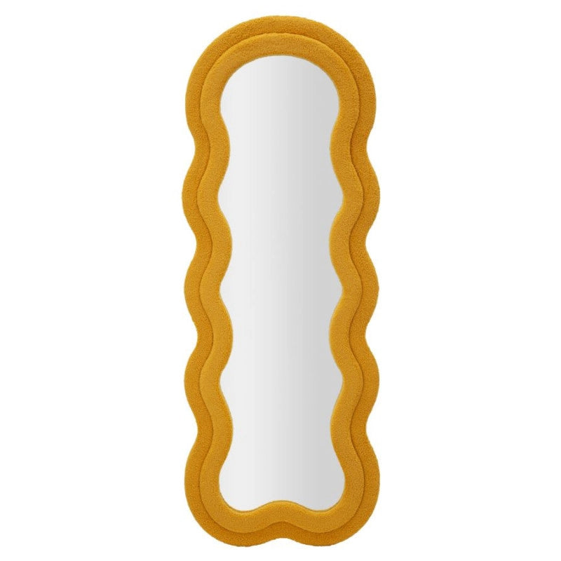 Specchio Da Muro Teddy Senape cm 60x4x160