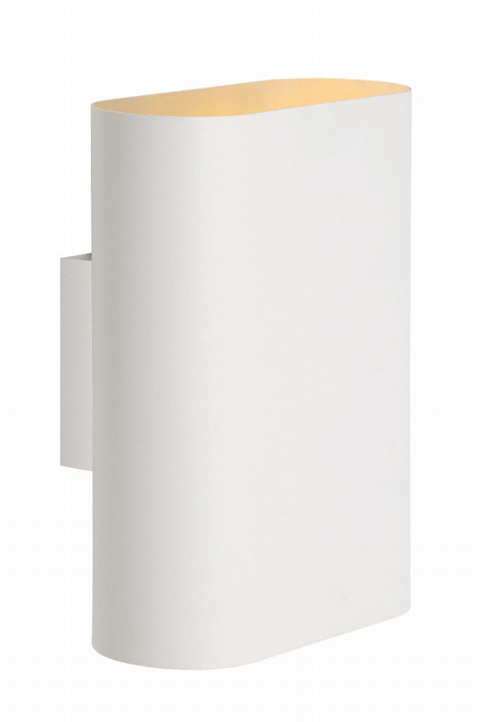 Applique Lucide Ovalis bianca 2xE14 max 9W 12219/02/31
