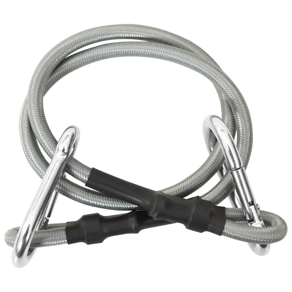 Corde con Moschettone 4 pz Gomma 310252