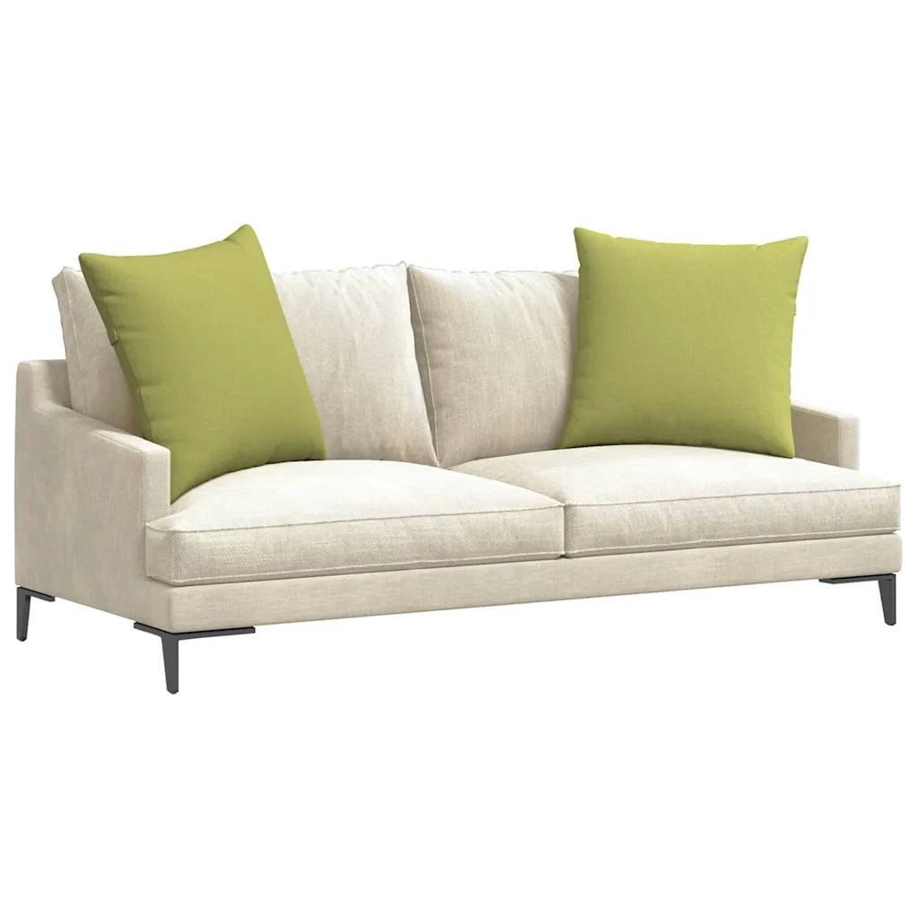 Cuscini da Divano 2 pcs Verde chiaro 80 x 80 cm Tessuto 42014050