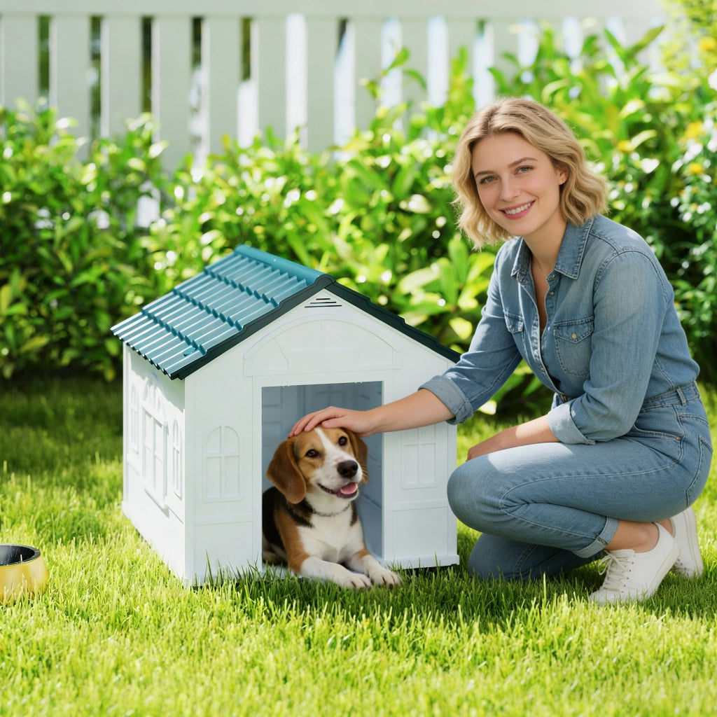 Cuccia per Cani ¨C zephmum ¨C Blu, PP Impermeabile, 65x75.7x63 cm