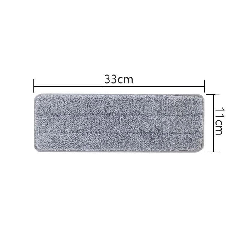 KIT SET 2 PZ MAURY'S RICAMBIO FLAT MOP LAVAPAVIMENTI MICROFIBRA