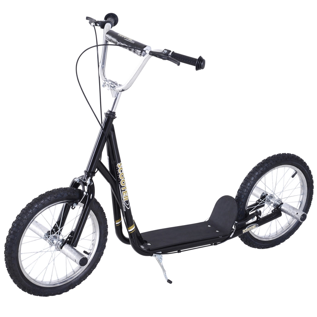 Trottinette Grandi Ruote Pneumatiche ¨C Minimal ¨C Acero Nero