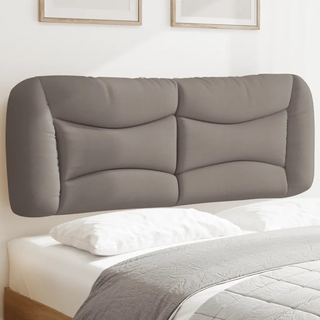 Cuscino Testiera Hvar Tortora 120 cm in Tessuto 374565